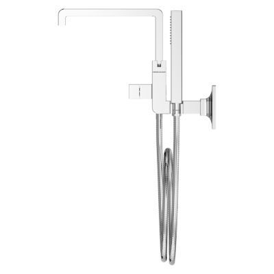 Pfister Polished Chrome Wall Mount Tub Filler Without Handles LG6-3VRVC