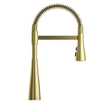 Pfister Brushed Gold Culinary Kitchen Faucet LG529-NECBG
