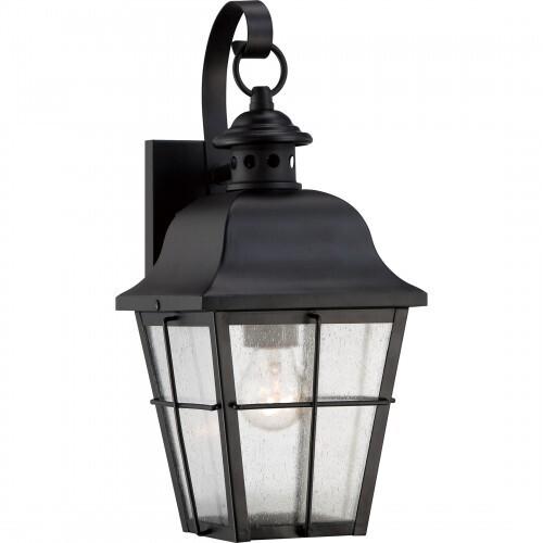 Quoizel MHE8406K Millhouse Outdoor wall mystic blck Outdoor Lantern