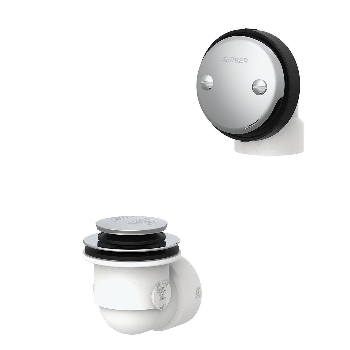 Gerber G0041542 Chrome Classics Schedule 40 Pvc Auto Trip Drain Kit for STAN...