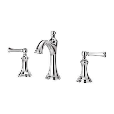 Pfister Polished Chrome Tisbury Widespread Bath Faucet LG49-TB0C