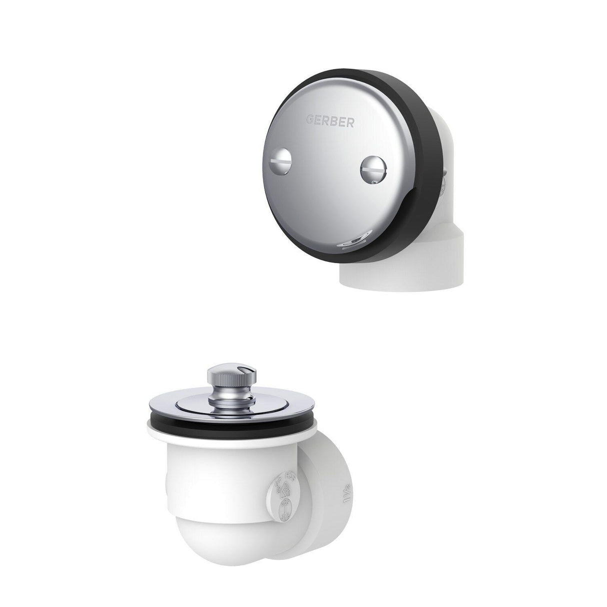 Gerber G0041354 Classics Schedule 40 Pvc Lift & Turn Drain Kit for STAND...