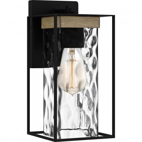 Quoizel LWD8405MBK Longwood Outdoor wall 1 light matte black Outdoor Lantern