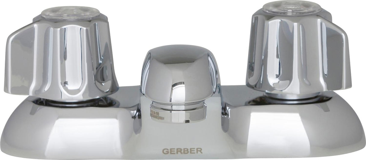 Gerber G074341165 Chrome Classics Two Handle Centerset Lavatory Faucet W/ META...
