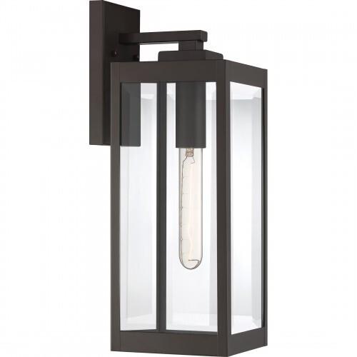 Quoizel WVR8406WT Westover Outdoor wall 1 light western bronze Outdoor Lantern