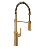 Gerber D455237BB Brushed Bronze Kinzie Pre-rinse Single Handle Spring Spout KITCH...