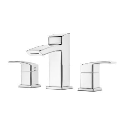 Pfister Polished Chrome Kenzo Widespread Bath Faucet LG49-DF2C