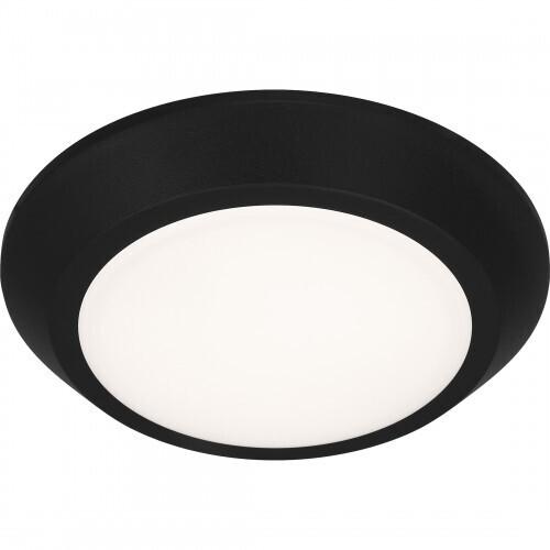 Quoizel VRG1605EK Verge Flush mount 5"d earth black Flush Mount