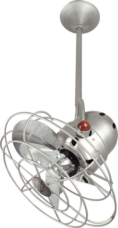 Matthews Fan BD-BN-MTL Bianca Direcional ceiling fan in Brushed Nickel finish with metal blades.