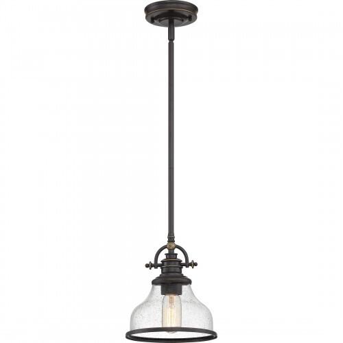 Quoizel GRTS1508PN Grant Mini pendant 1 light palladian bronze Mini Pendant