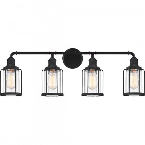 Quoizel LUD8634EK Ludlow Bath 4 light earth black Bath Light