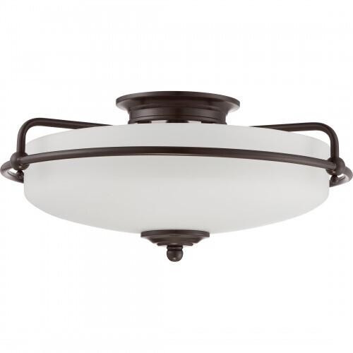 Quoizel GF1617PN Griffin Flush mount plldg brnz Flush Mount