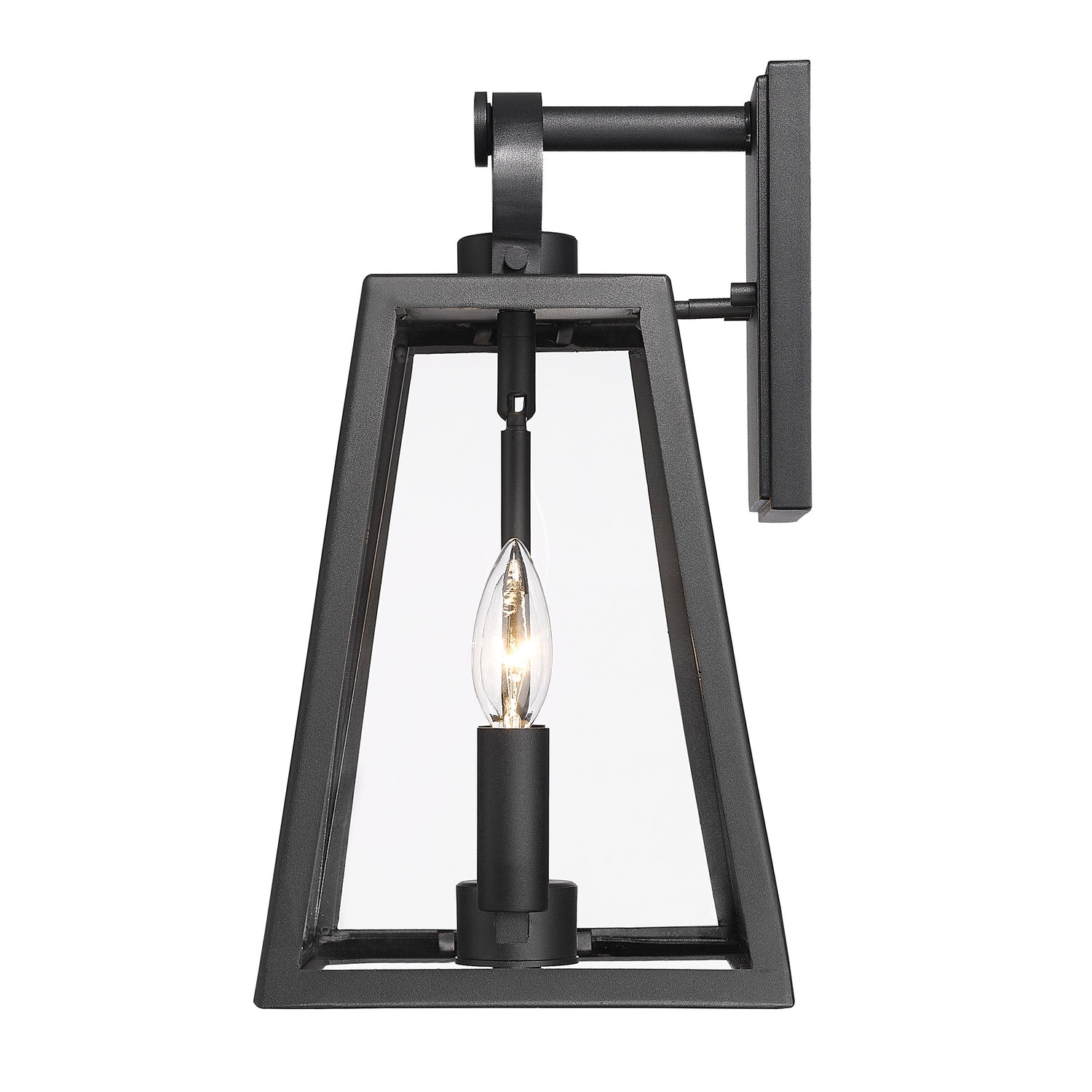 Lautner Natural Black Wall Sconce - Outdoor