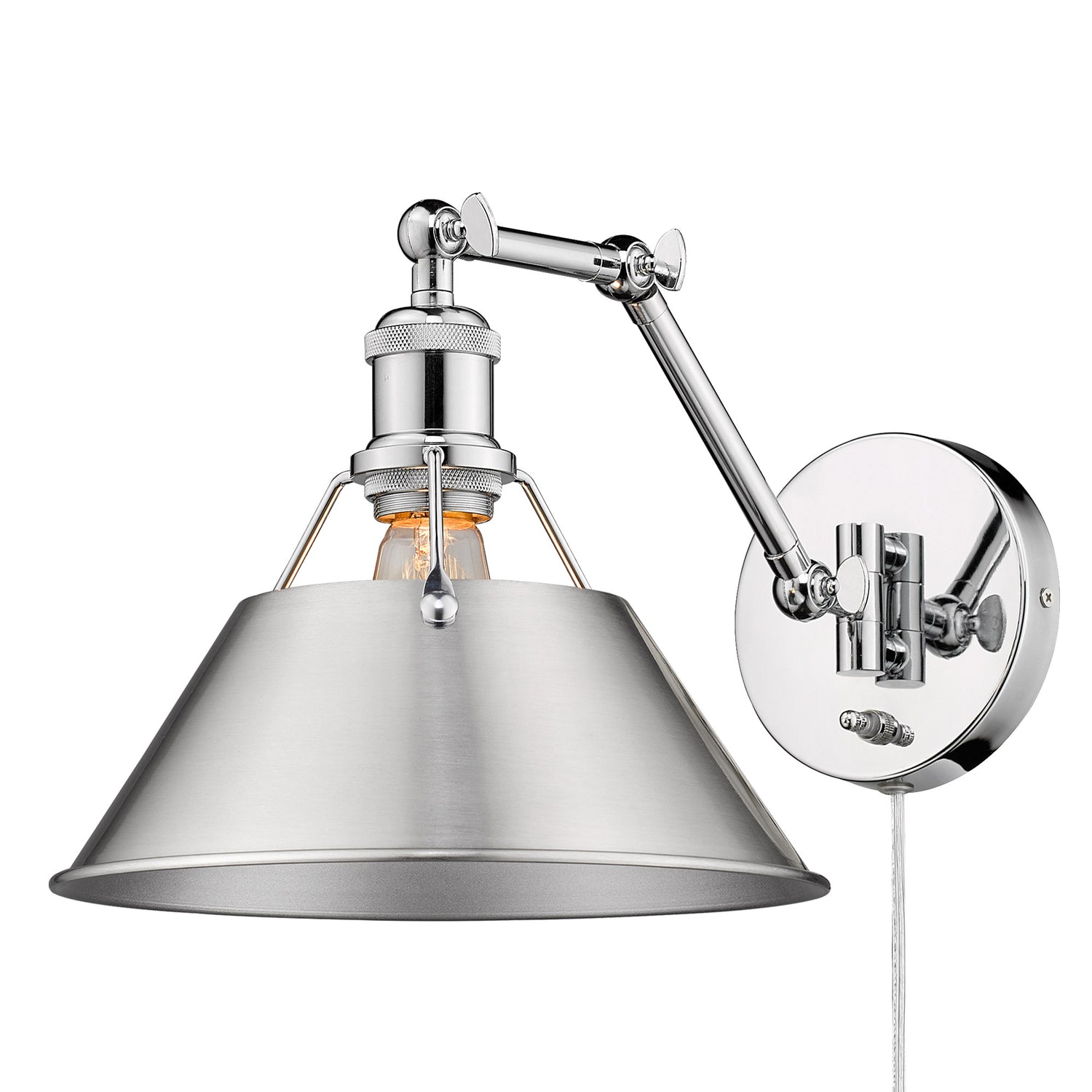 Orwell CH Articulating 1 Light Wall Sconce with Pewter Shade