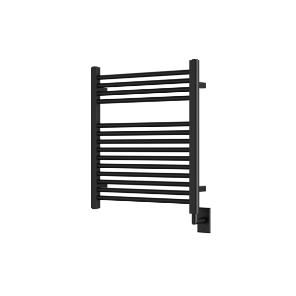 Artos Denby 27" x 24" Hardwired Heated Towel Rail Matte Black – M06860W-BK
