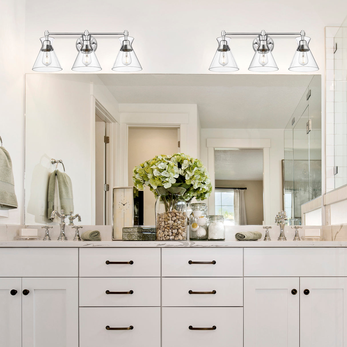 Malta CH Chrome 3 Light Bath Vanity