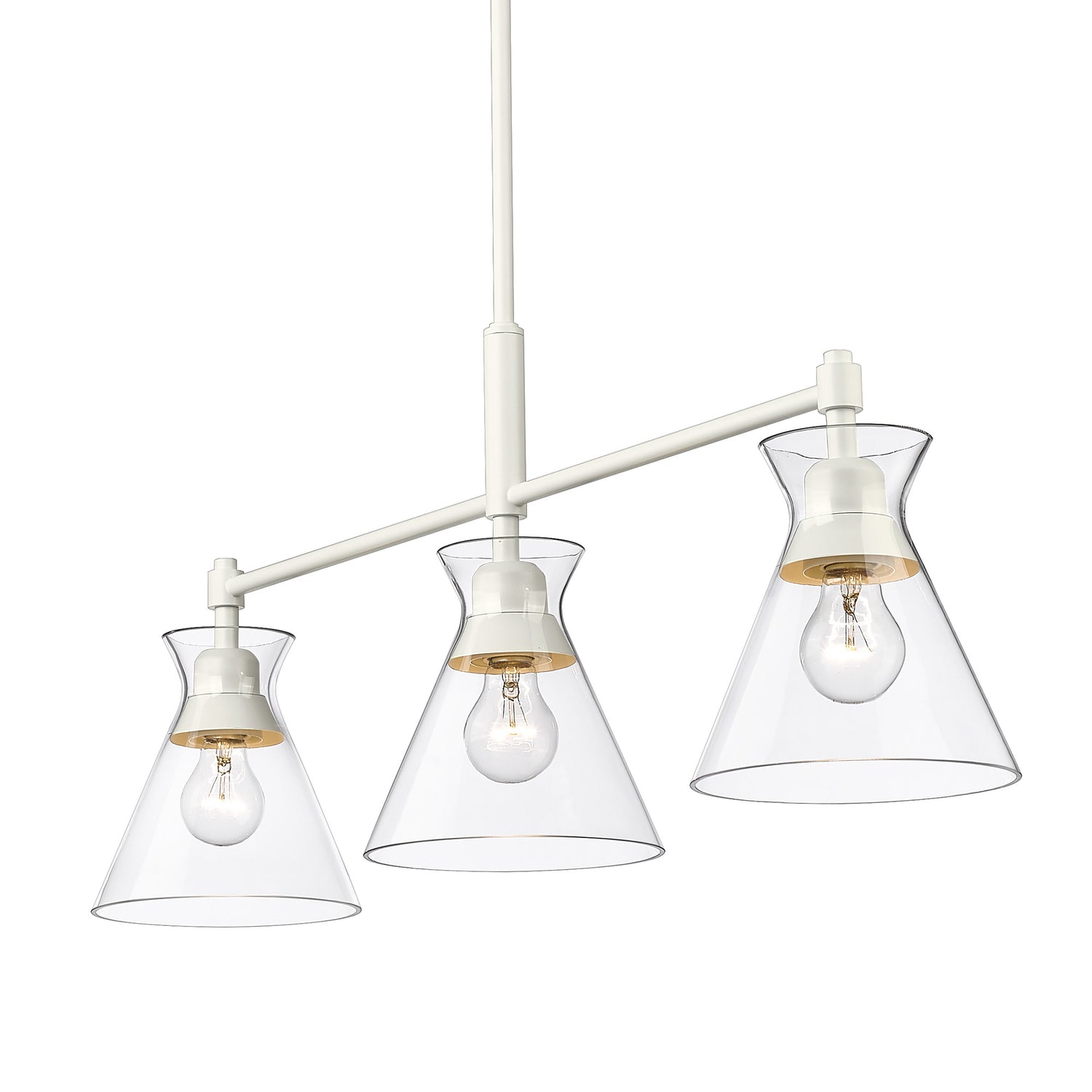 Malta WHT Matte White Linear Pendant