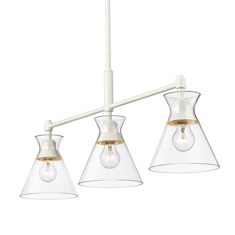 Malta WHT Matte White Linear Pendant