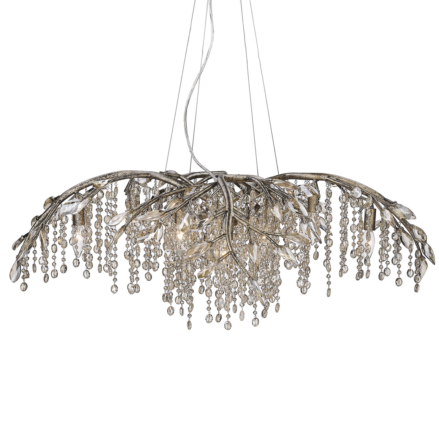 Autumn Twilight 12 Light Chandelier in Mystic Gold