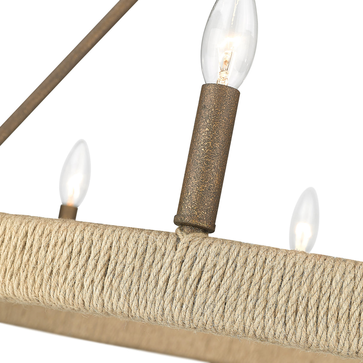 Yates 9 Light Chandelier in Burnished Chestnut