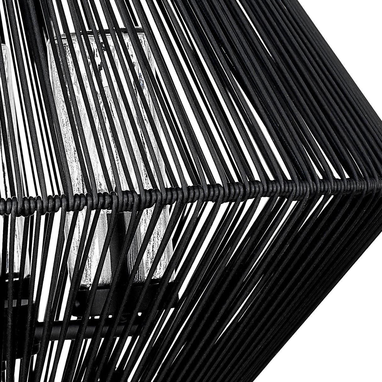 Valentina NB Natural Black 3 Light Pendant - Outdoor