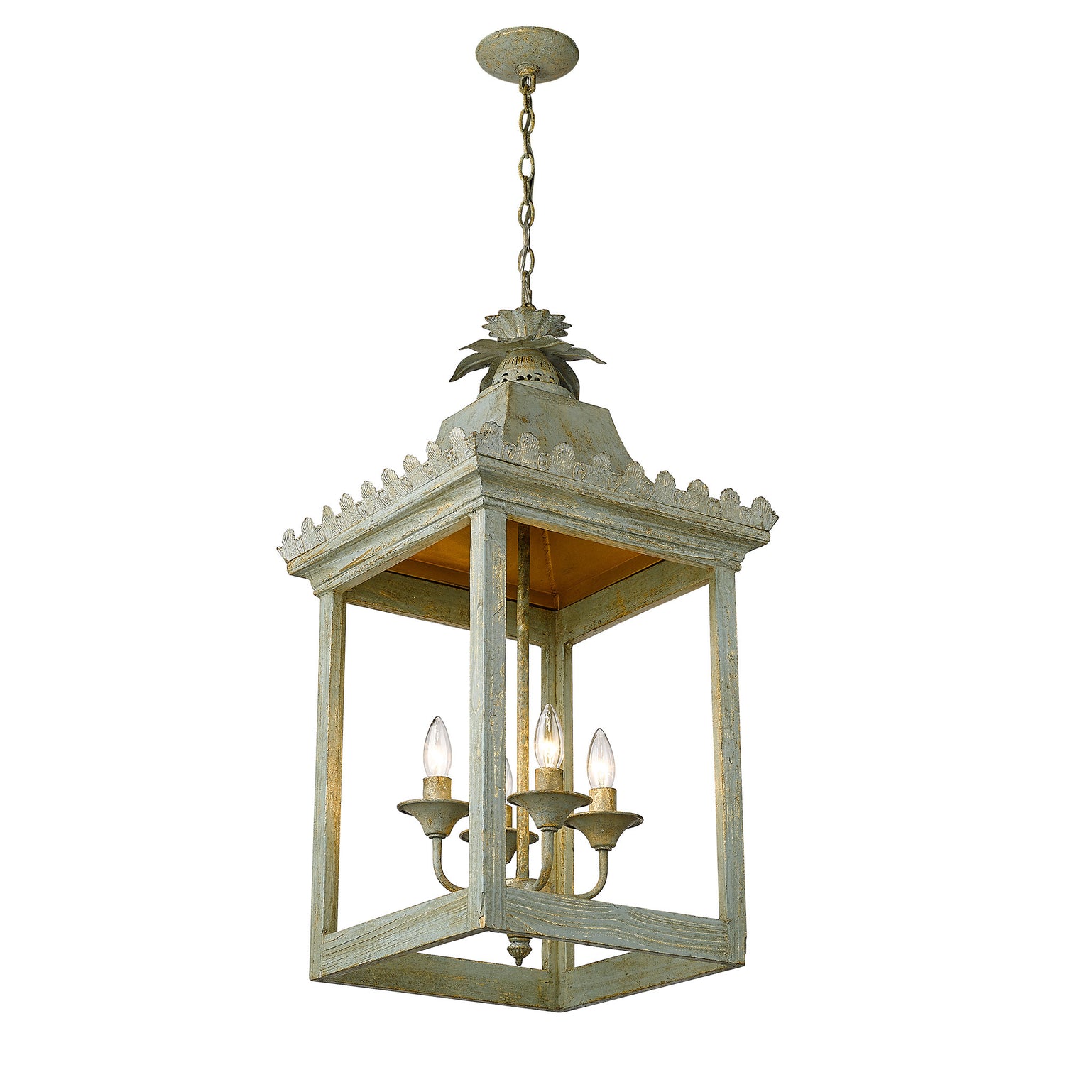 Finley 4-Light Pendant in Vintage Sage