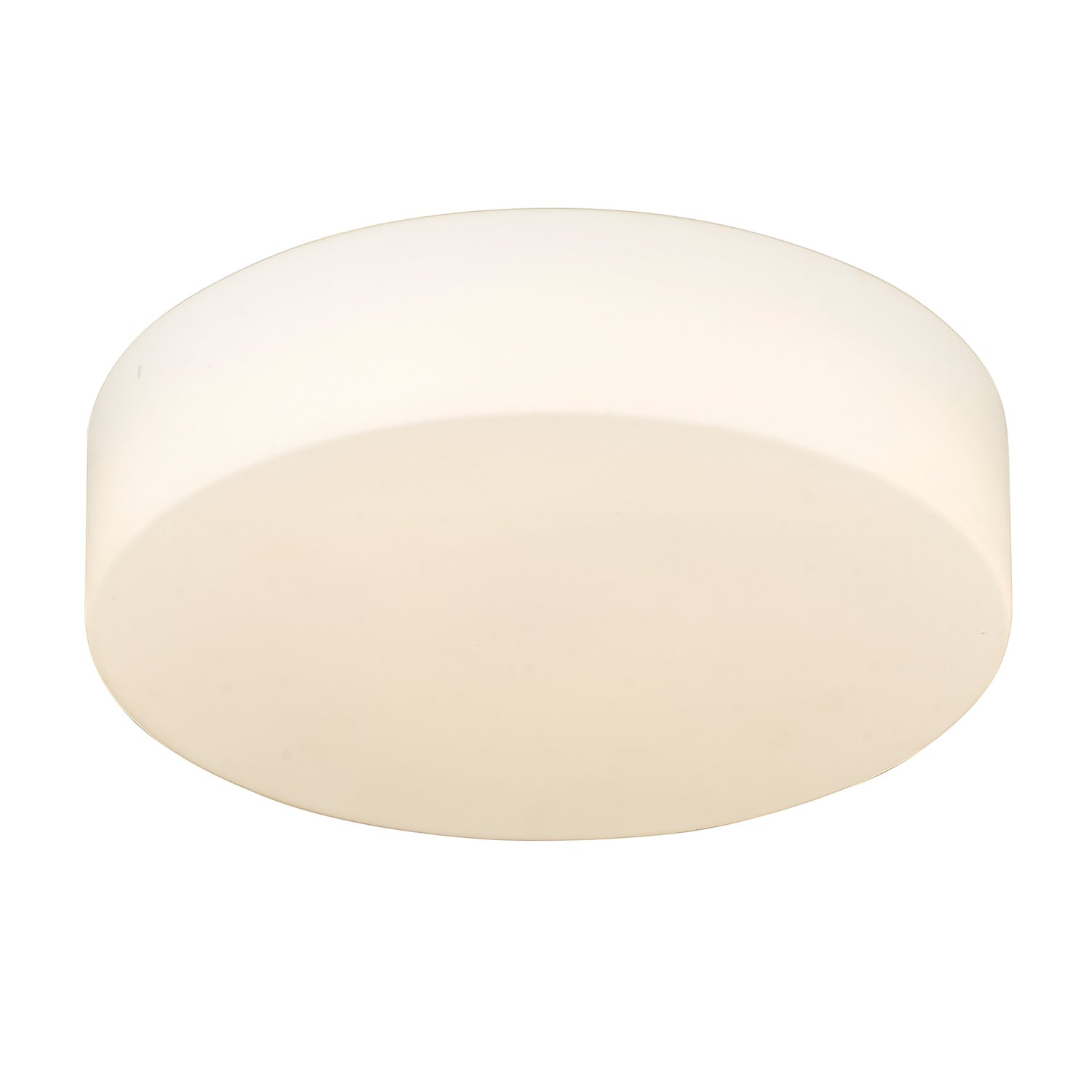 Toli BLK Flush Mount in Matte Black with Opal Glass Shade