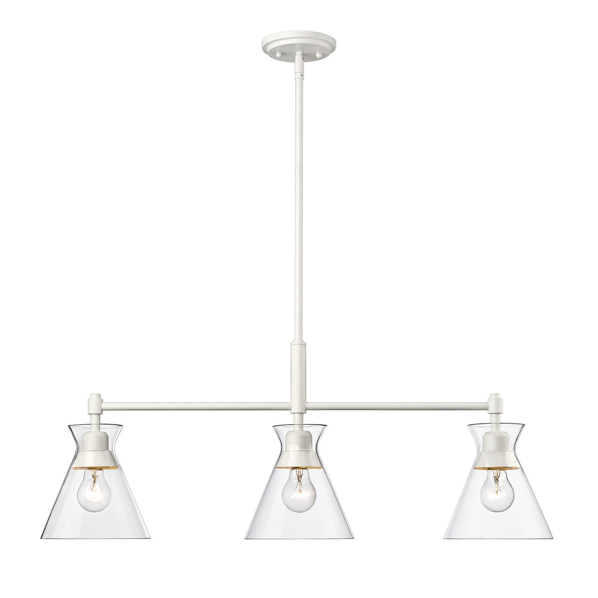 Malta WHT Matte White Linear Pendant