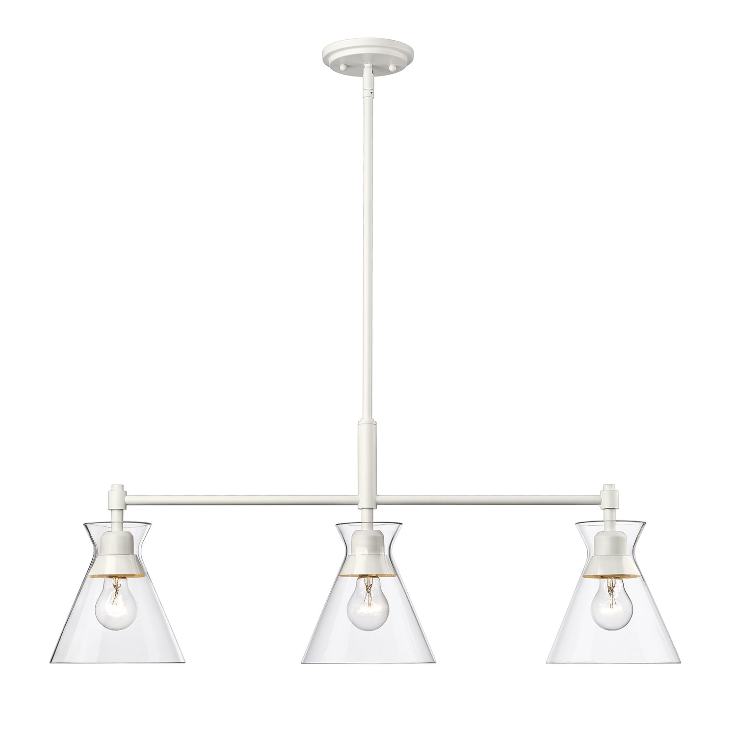 Malta WHT Matte White Linear Pendant