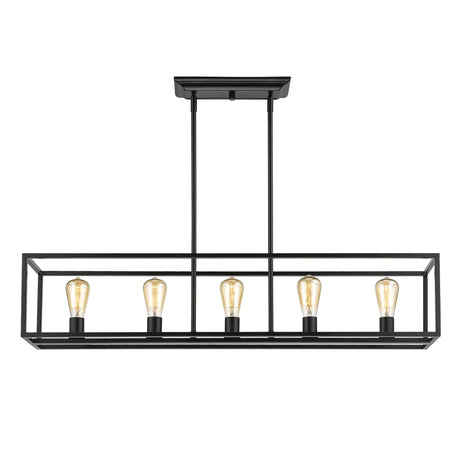 Wesson Linear Pendant in Matte Black