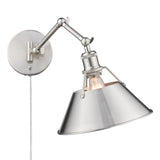 Orwell PW Articulating 1 Light Wall Sconce with Pewter Shade