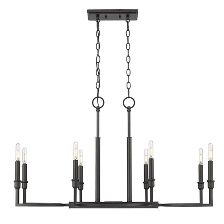 Ellyn Linear Pendant in Matte Black