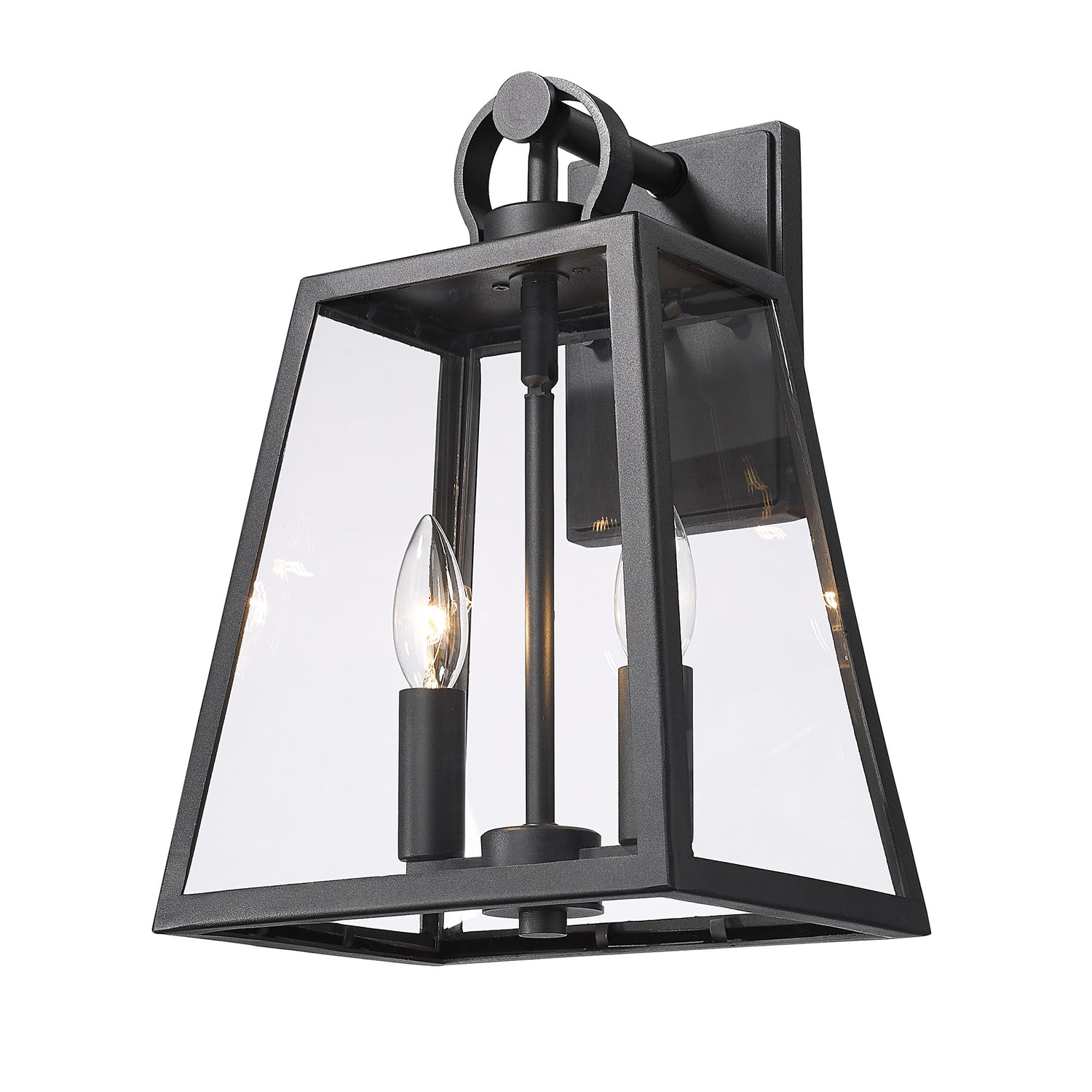 Lautner Natural Black Wall Sconce - Outdoor