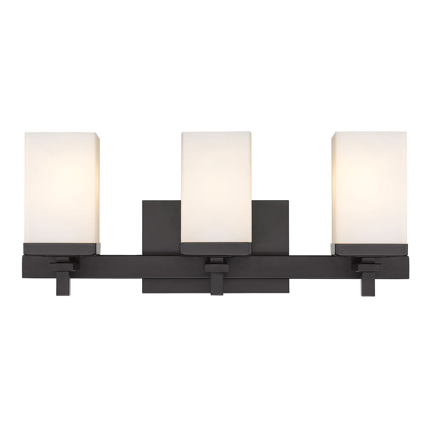 Maddox 3 Light Bath Vanity in Matte Black