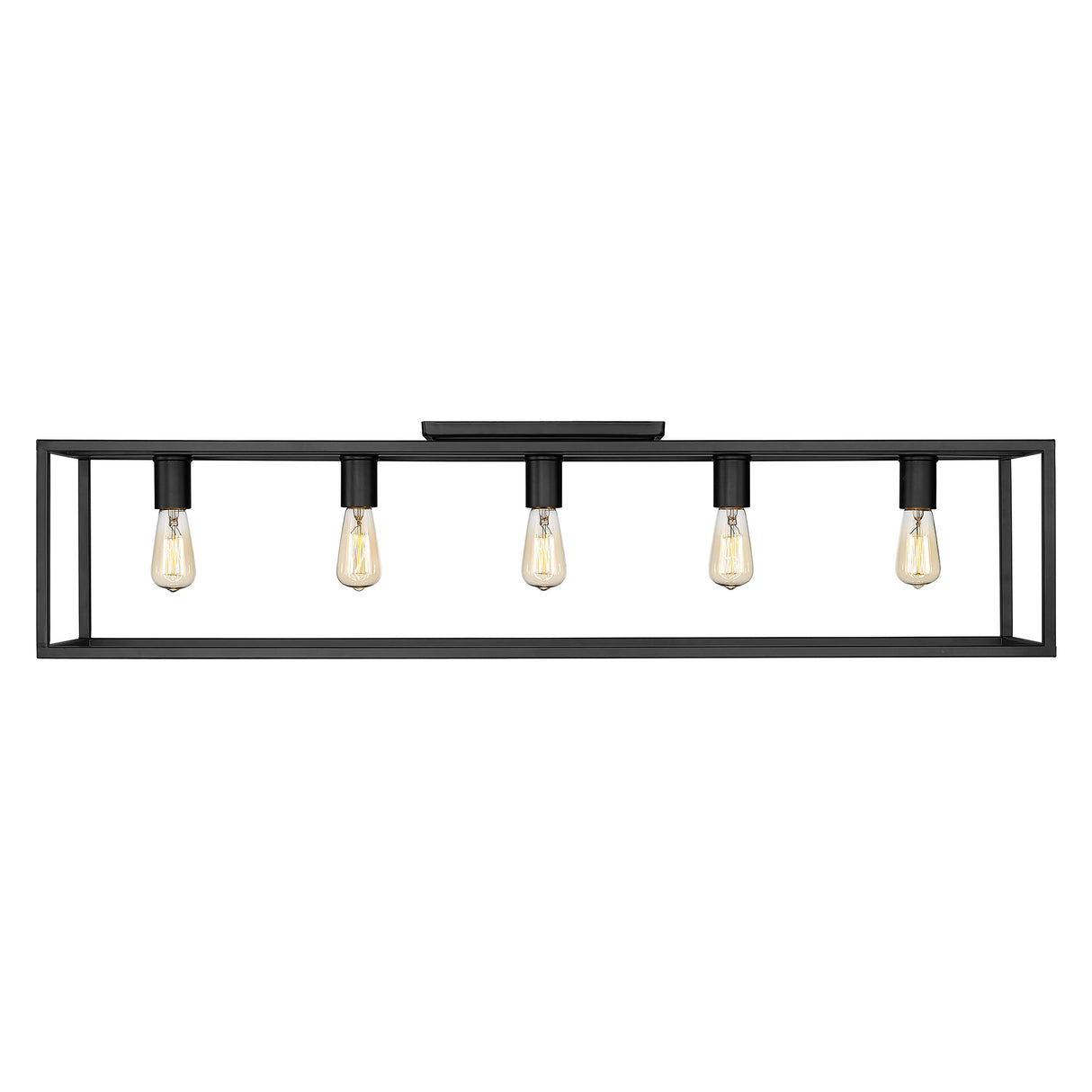Wesson Flush Mount - 41" in Matte Black