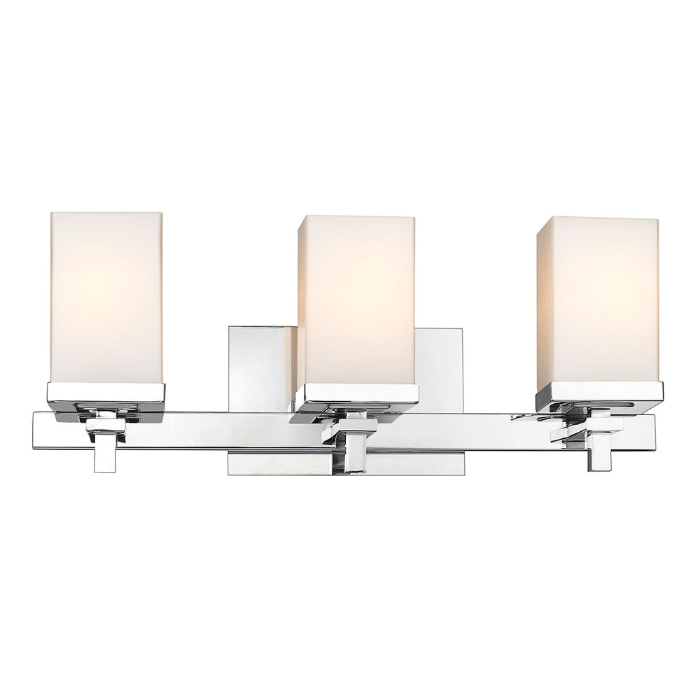 Maddox 3 Light Bath Vanity in Chrome