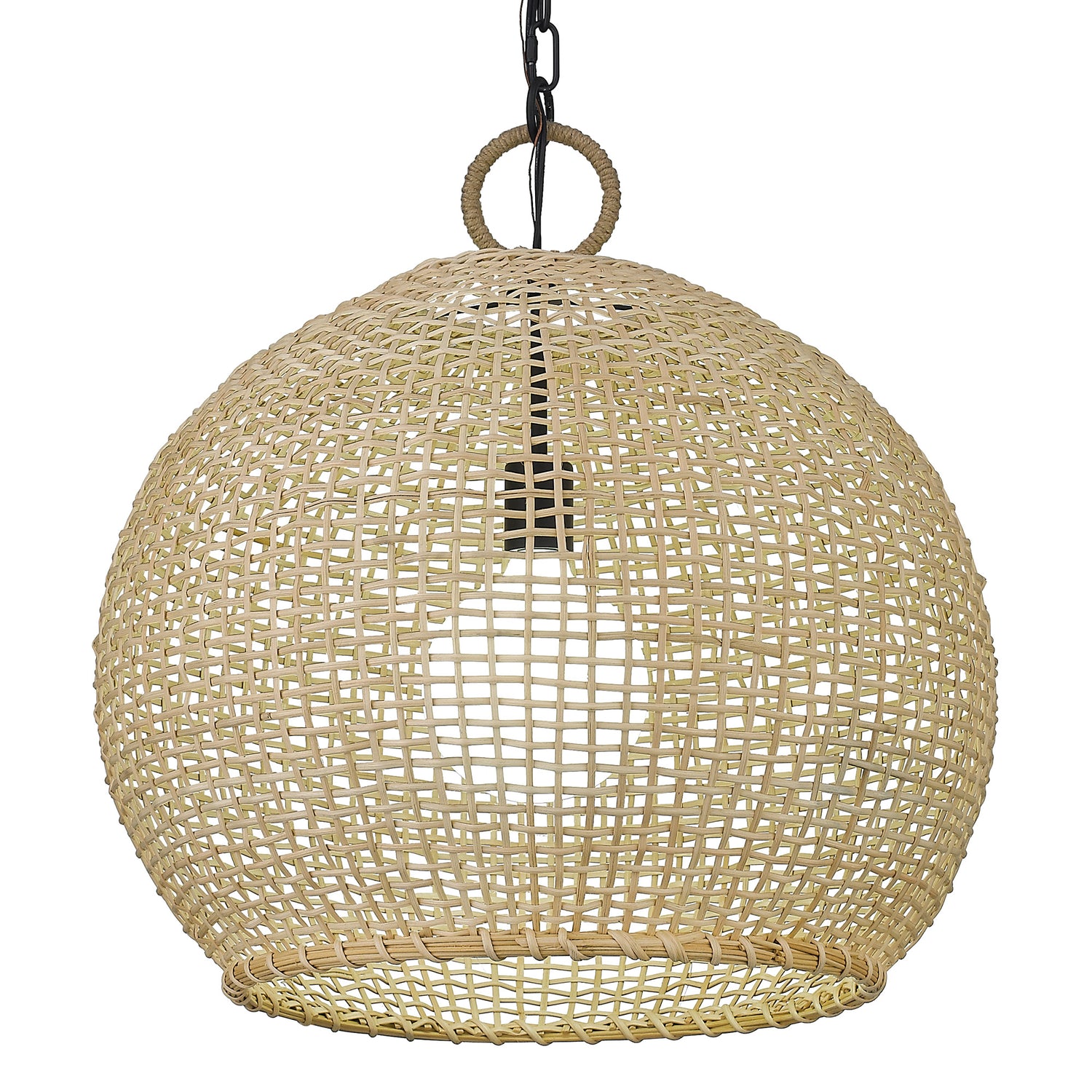 Reed Large Pendant in Matte Black