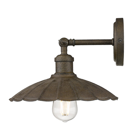 Clemence 1 Light Wall Sconce in Dark Rust