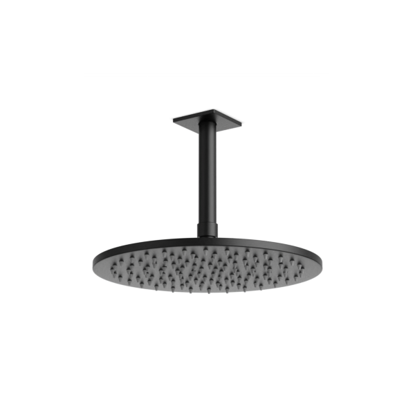 Artos Otella 10" Rain Shower Head on Ceiling Mount Arm Matte Black – F907-71BK
