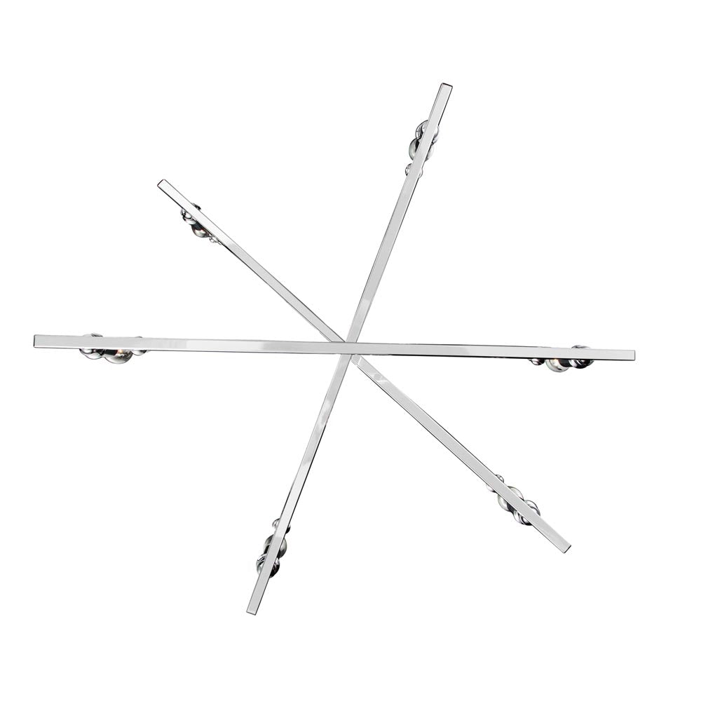 Garvin CH 6 Light Chandelier in Chrome
