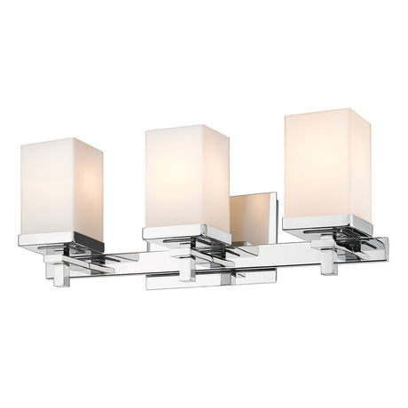 Maddox 3 Light Bath Vanity in Chrome