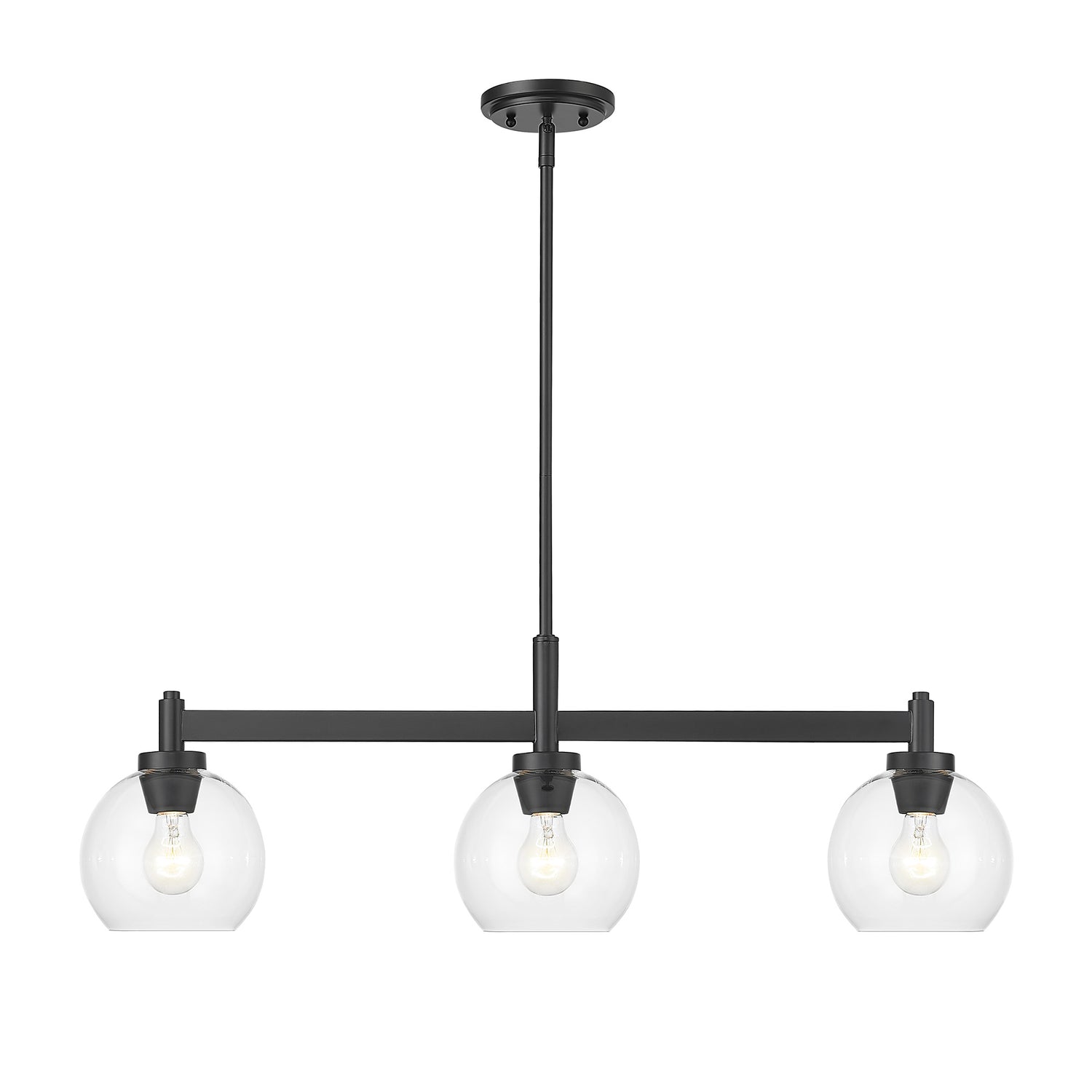 Galveston BLK Matte Black Linear Pendant