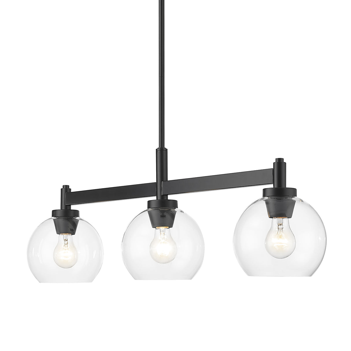 Galveston BLK Matte Black Linear Pendant