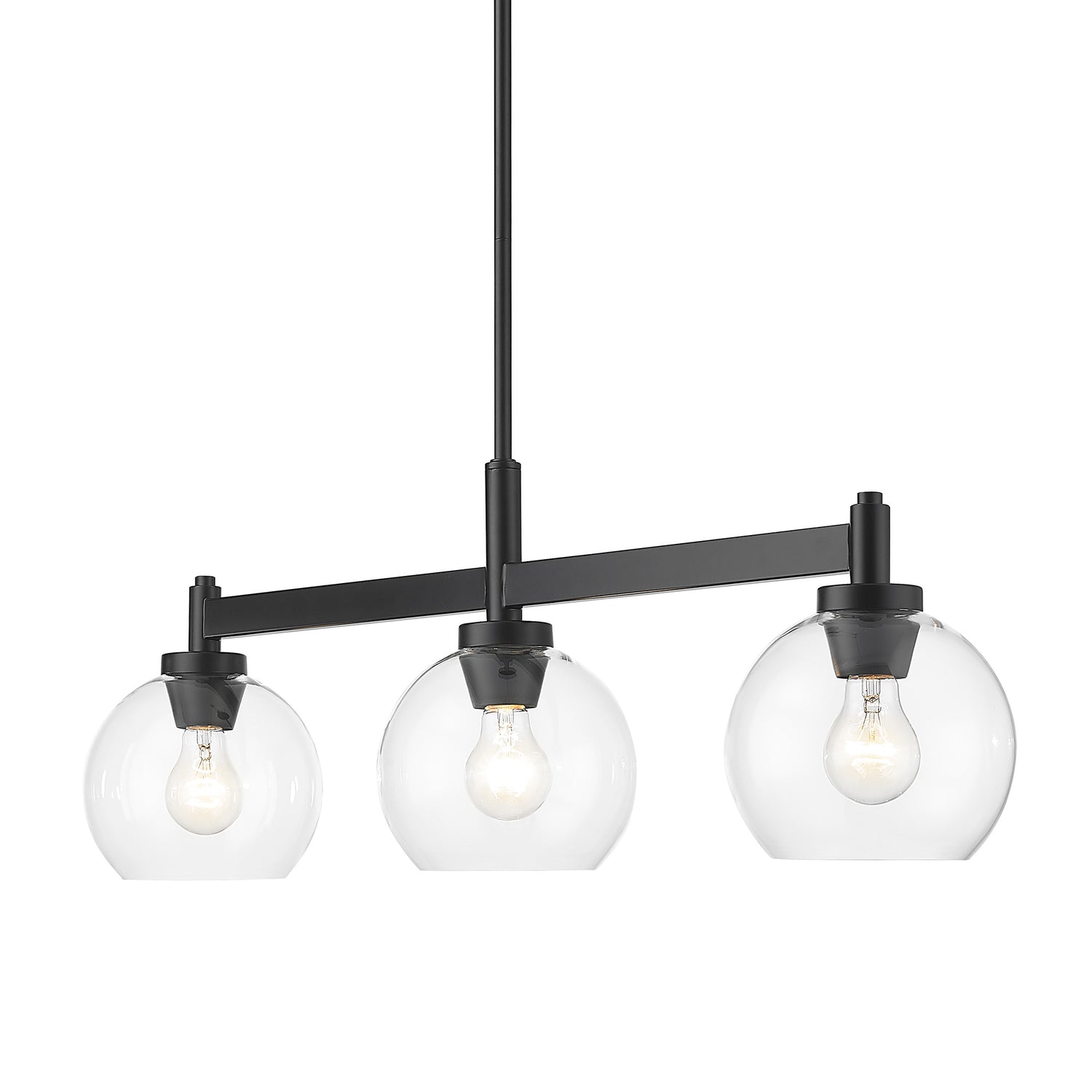 Galveston BLK Matte Black Linear Pendant