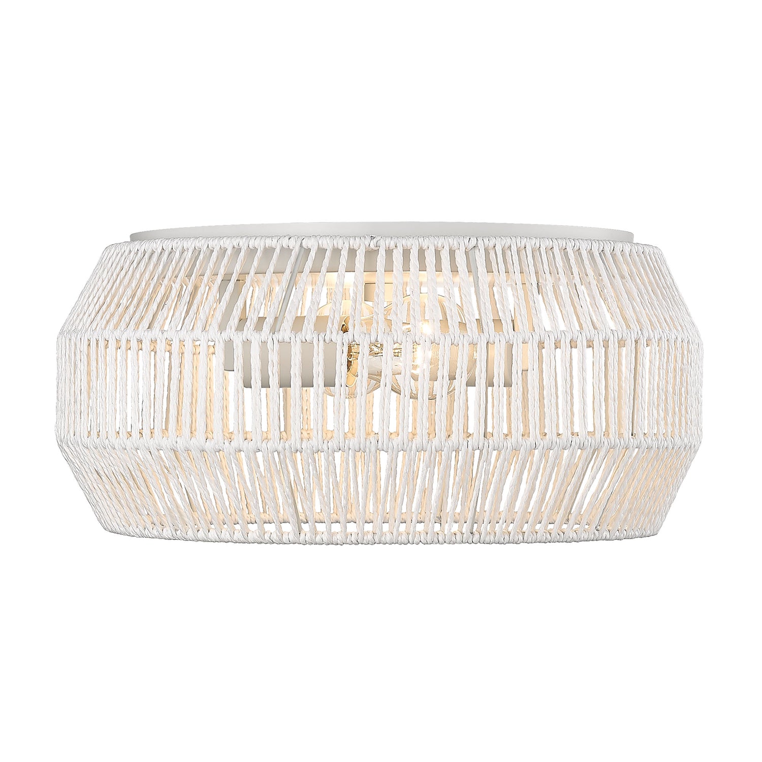 Marlee WHT Matte White 2 Light Flush Mount
