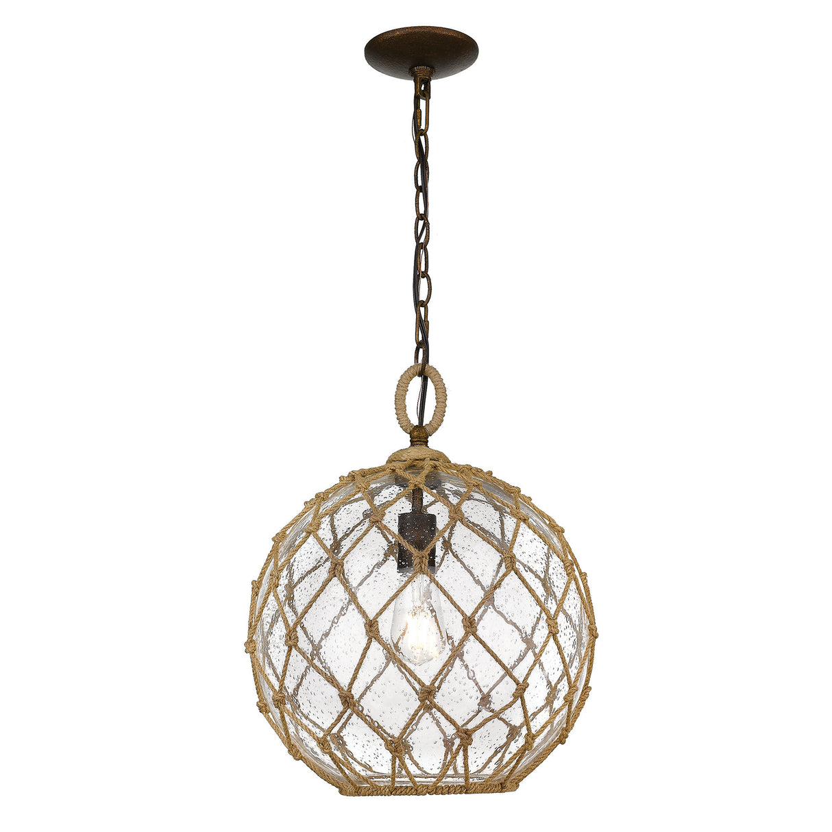 Haddoc Medium Pendant in Burnished Chestnut