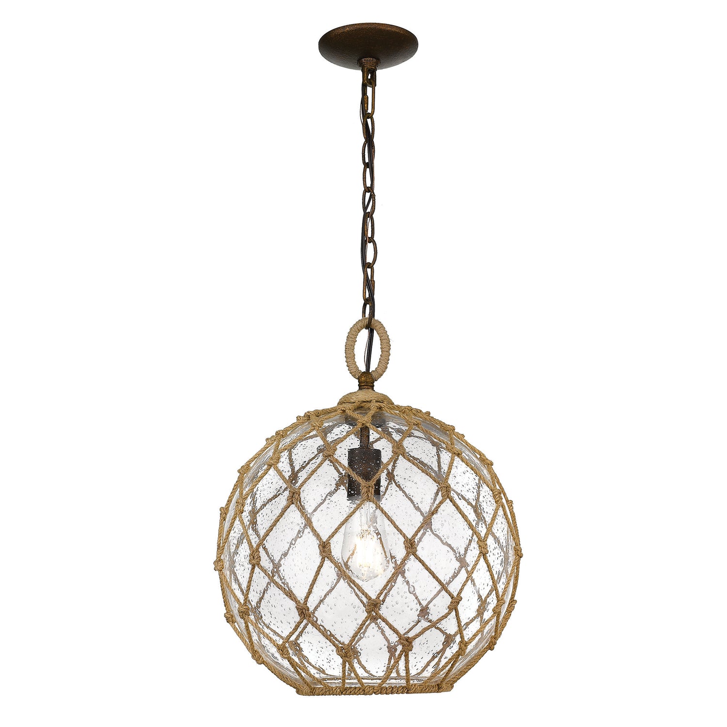 Haddoc Medium Pendant in Burnished Chestnut