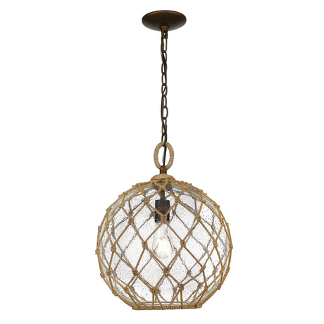 Haddoc Medium Pendant in Burnished Chestnut