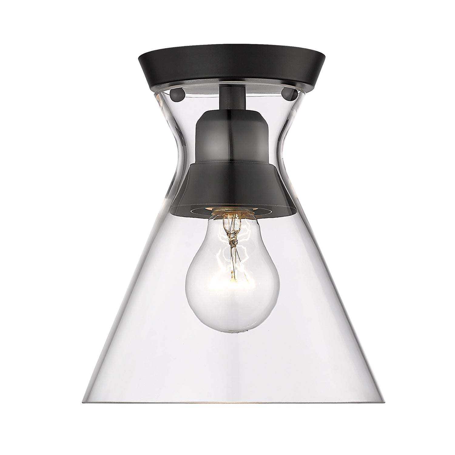 Malta Matte Black Flush Mount