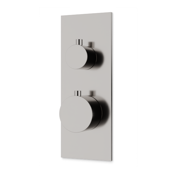 Artos Otella Thermostat with 3-Way Diverter & Off Position Linear Trim Kit Brushed Nickel – F903B-63TKBN